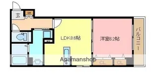 BRIGHT常盤9丁目【3階】の間取り