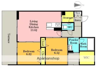埼玉県さいたま市中央区大戸3丁目【マンション】の間取り