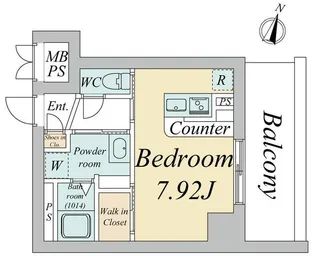 エスティメゾン浦和【2階】の間取り