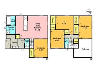 埼玉県さいたま市緑区太田窪1丁目【一戸建】の間取り