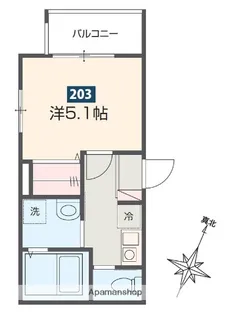 ハレアカラ東浦和【2階】の間取り