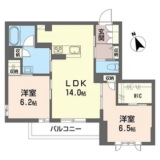 ヴィラケーパ【101号室号室】の間取り