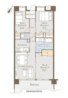 PLENDY東浦和【1階】の間取り