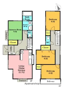 埼玉県さいたま市南区大字太田窪【一戸建】の間取り