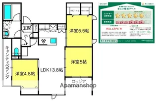 埼玉県さいたま市浦和区北浦和1丁目【マンション】の間取り