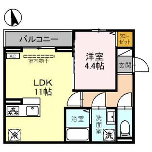 トリシア浦和【2階】の間取り