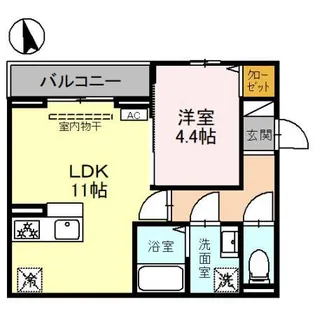 トリシア浦和【3階】の間取り