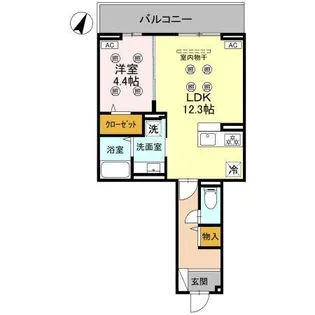 ノーブルヴィラ南浦和【2階】の間取り