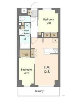 SーRESIDENCE東浦和AGUA【105号室】の間取り