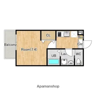 (仮称)ジーメゾン桜西堀【1階】の間取り