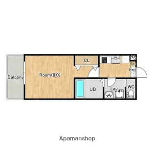 (仮称)ジーメゾン桜西堀【1階】の間取り