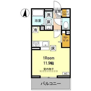 ユートリー III【1階】の間取り