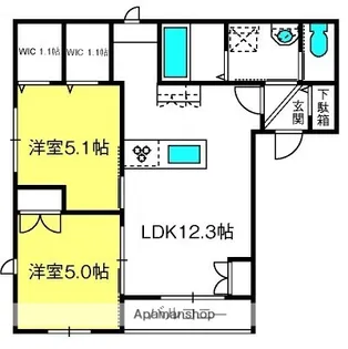 ルミエール【2階】の間取り