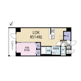 ボンドスクエアー01【301号室号室】の間取り