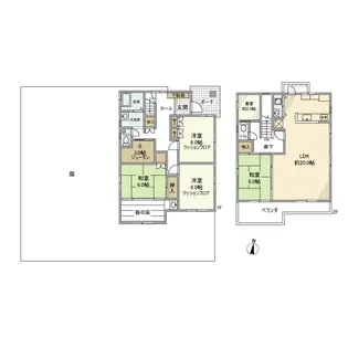 埼玉県さいたま市南区別所4丁目【一戸建】の間取り