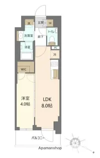 デュオステージ浦和岸町【2階】の間取り