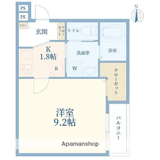 J−MAISON南浦和Ⅰ【201号室】の間取り