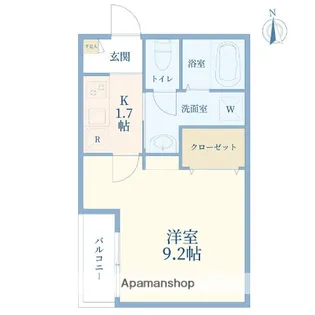 J−MAISON南浦和Ⅰ【102号室】の間取り