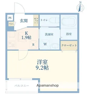 J−MAISON南浦和Ⅰ【303号室】の間取り