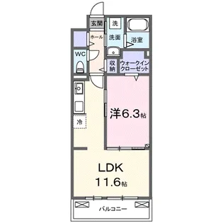 ヒカルサさいたまサクラ【2階】の間取り