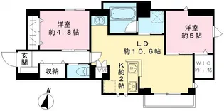ディアマンテ【302号室号室】の間取り