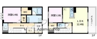 ルボア浦和【1階】の間取り