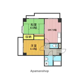 サンヒルズ南浦和【4階】の間取り