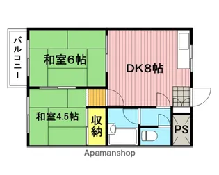 FRIENDVILLA【3-D号室】の間取り