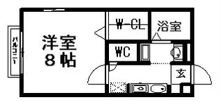 イー・エフ・ドミール【1階】の間取り