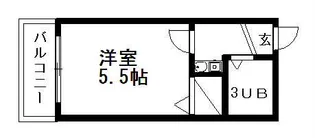 ヴィラ南元宿【205号室号室】の間取り