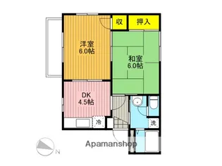 タケヤマハイツJ【102号室】の間取り