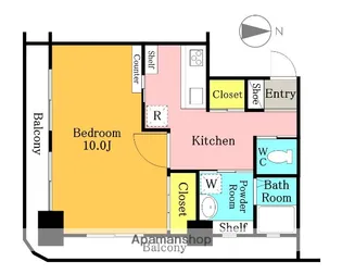 三幸ビル【503号室】の間取り