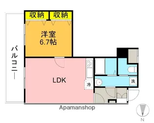 ミラ コリーヌ 浦和【2階】の間取り