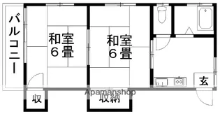 埼玉県さいたま市南区大谷場1丁目【アパート】の間取り