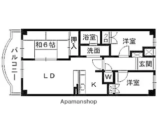 アクロプレステージⅡ【4階】の間取り