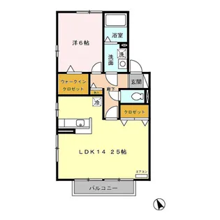 コートアステール Ⅱ【2階】の間取り