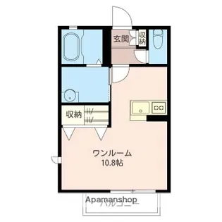 カーサ・ソレアードⅡ【202号室】の間取り