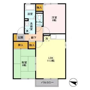 グランナチュール A【1階】の間取り