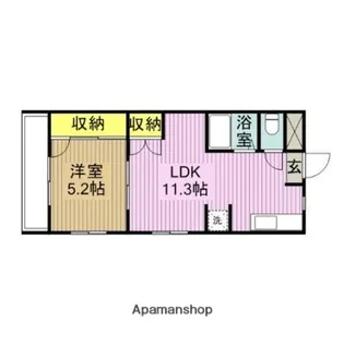 マンションエポック【103号室】の間取り