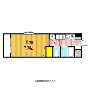 ラフィーネⅢ【507号室】の間取り