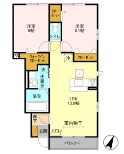 ファインメゾン【1階】の間取り