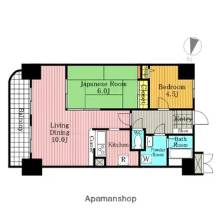 SGKマンションパピオール【6階】の間取り