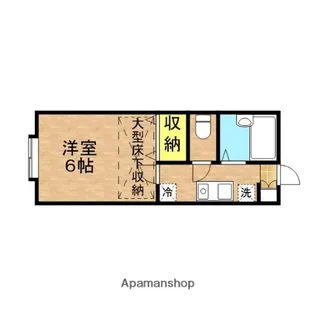 モンシャトー宮原A棟【102号室】の間取り