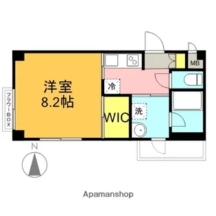 FRESCO63【303号室】の間取り