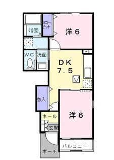 グレイス ヴィラ【1階】の間取り