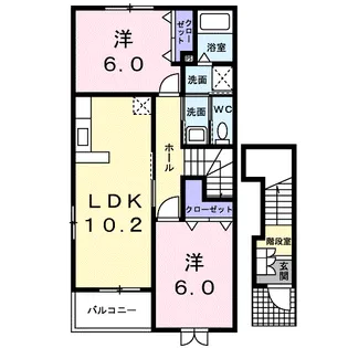 グレイス ヴィラ【2階】の間取り