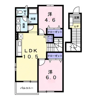 スイート・ヒルズ【2階】の間取り