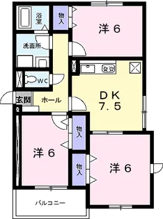 ローレルエスⅡ【3階】の間取り