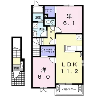 ルーラルレジデンス TI【2階】の間取り
