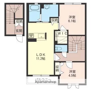 MAISON K(メゾンケイ)【2階】の間取り